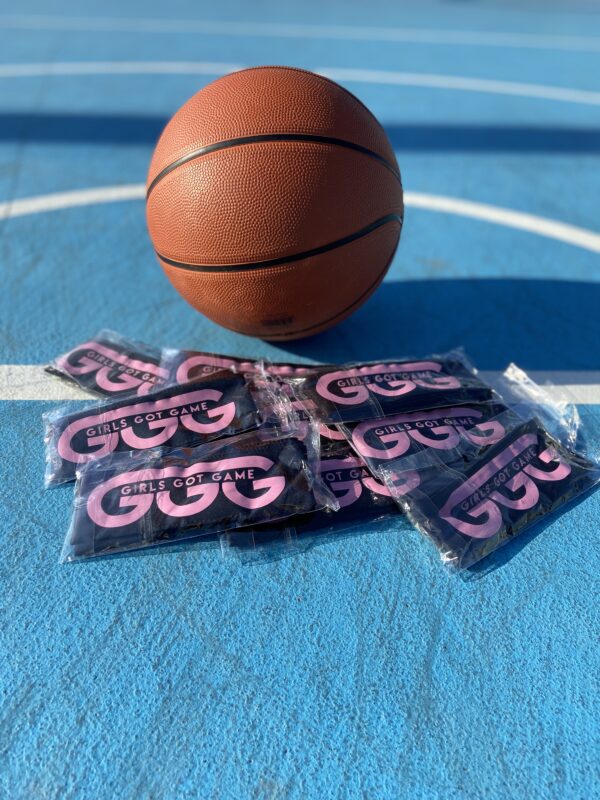 Girls Got Game Head Tie (Black/Pink)