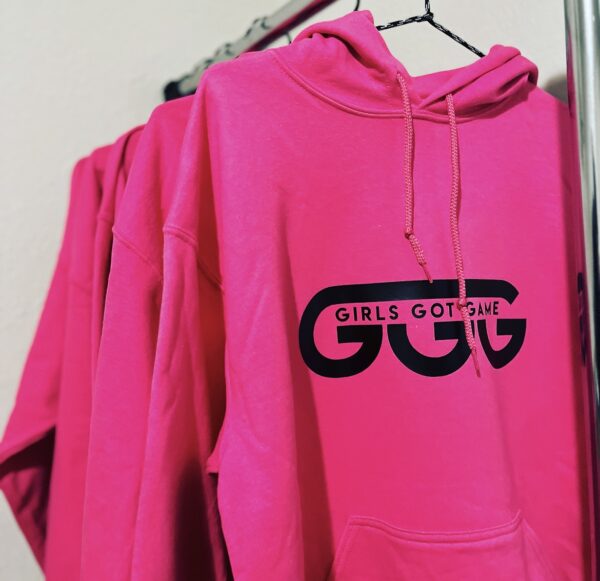 Heliconia Pink Hoodie - Image 1